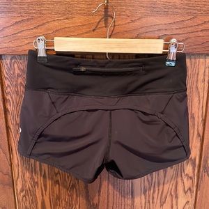 LULULEMON SPEED UP BLACK RUNNING Speed Up SHORTS SMALL 2